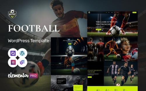 Bestfoot - Football Club, Football Coaching And Training WordPress Elementor Theme theme free